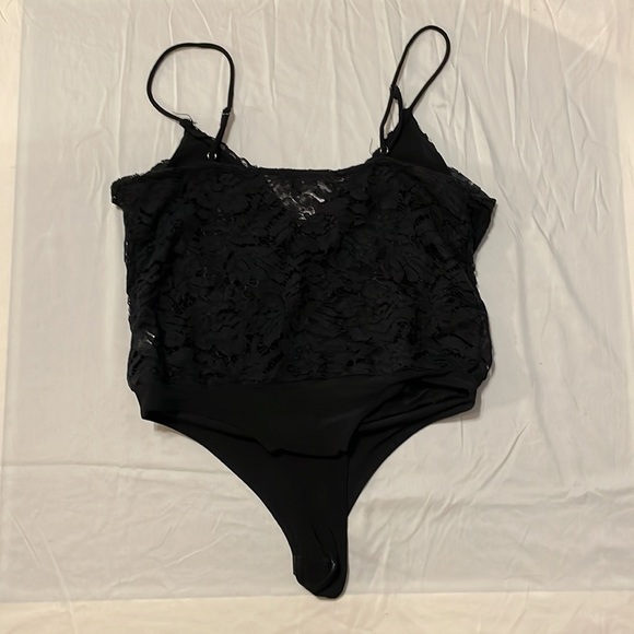 Black lace body suit - Picture 2 of 2